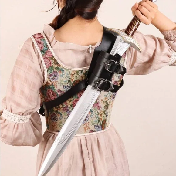 Harness Medieval Renaissance Scabbard Sheath New - Picture 8 of 10